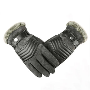 Luvas Masculinas de Inverno em Material Premium com Função Touch
