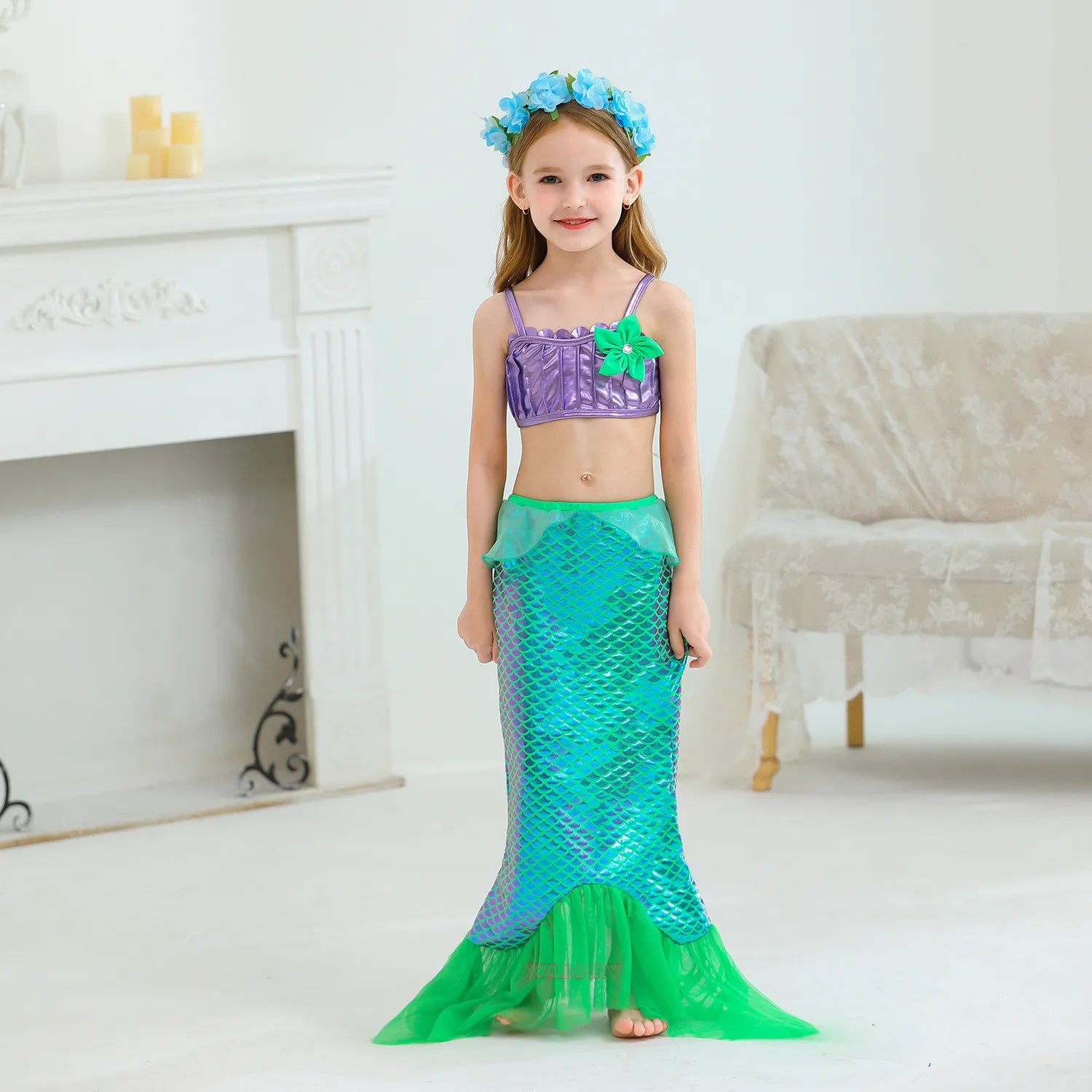 Fantasia Infantil Ariel – Kit Completo