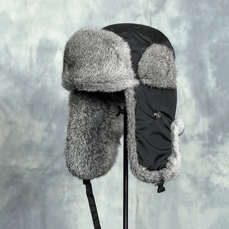 Chapéu Masculino de Inverno com Protetor de Orelha e Forro Quente – (Promoção de Inverno 2025)