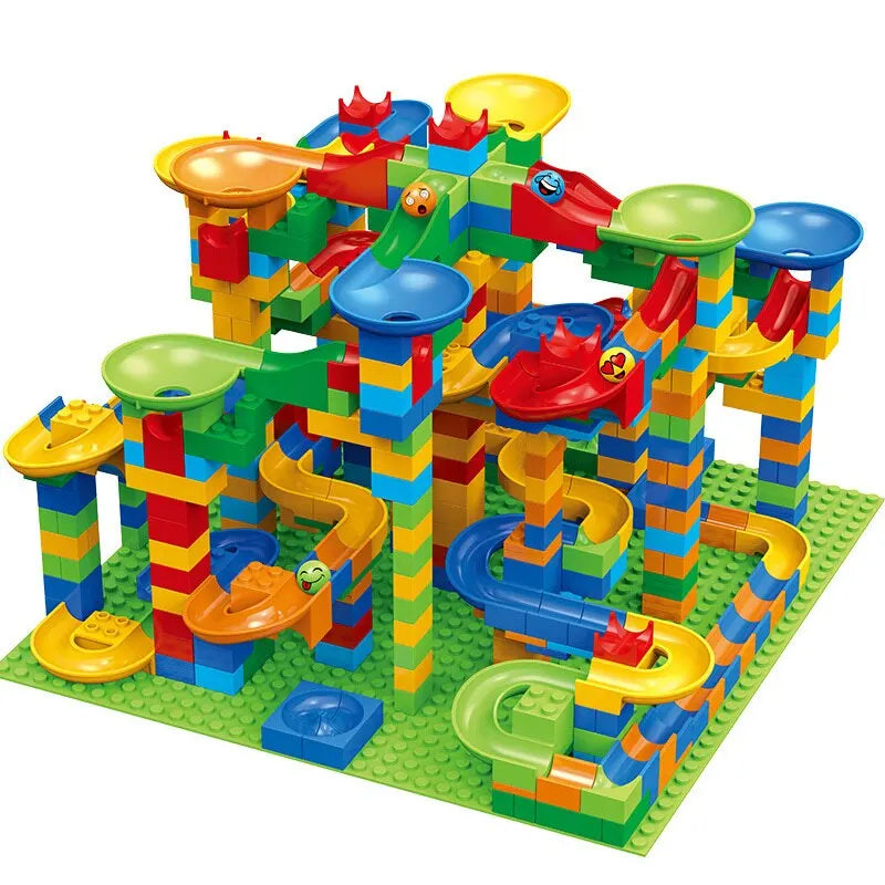 Brinquedo de Montar com Mini Blocos – Pista de Escorregador Infantil