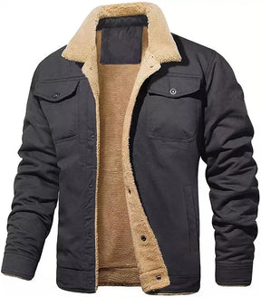 Casaco Masculino Bomber Para Inverno Lã Acolchoada Premium - (Promoção de Inverno 2025)