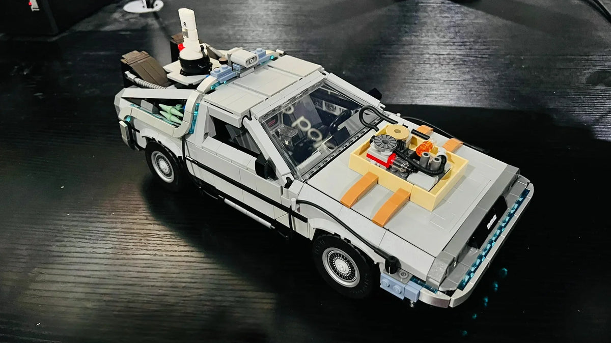Brinquedo De Volta para o Futuro DL – Montagem de Carro Clássico do Filme