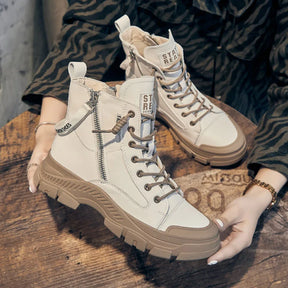 Bota Feminina de Inverno Sola Grossa (Promoção de Inverno 2025)