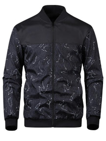 Jaqueta Masculina Casual Curta com Gola Estilo Baseball – (Promoção de Inverno 2025)