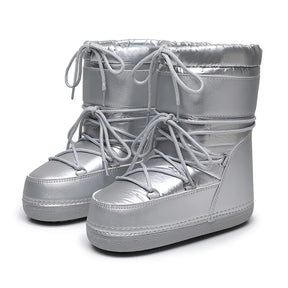 Bota Feminina Impermeável com Cano Curto e Solado Antiderrapante Estilo Moderno Conforto Térmico – (Promoção de Inverno 2025)