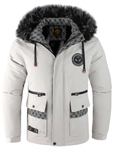Casaco Masculino com Capuz Impermeável Acolchoado - (Promoção de Inverno 2025)