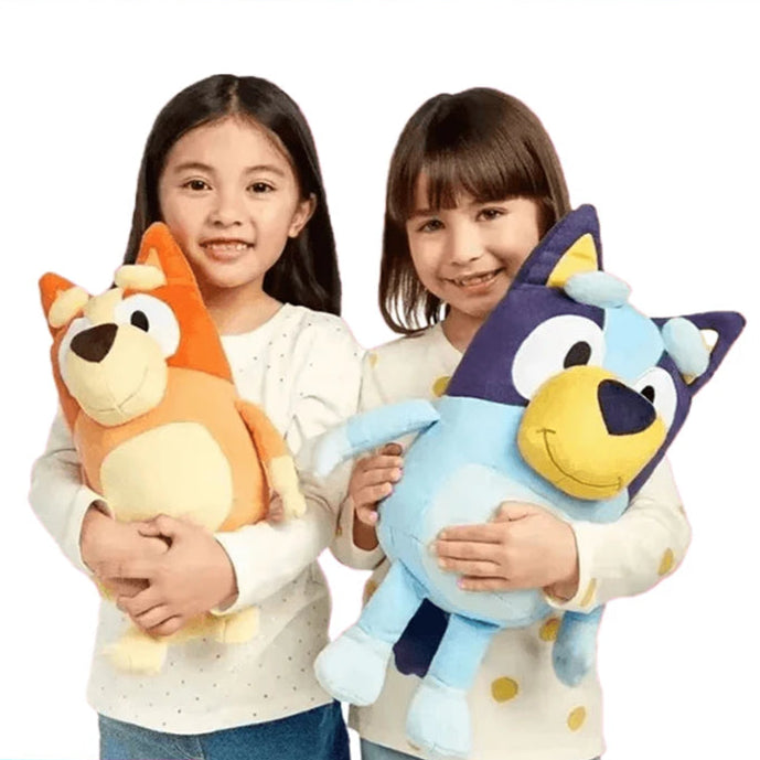 Boneco de Pelúcia Bluey & Bingo – Brinquedo Macio para Presentear