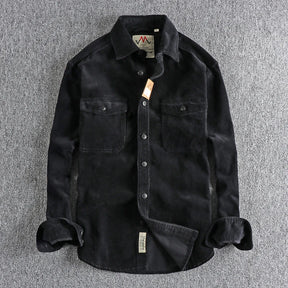Jaqueta Masculina de Veludo Cotelê Vintage (Promoção de Inverno 2025)