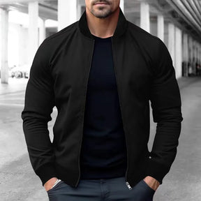 Jaqueta Masculina Casual Curta com Gola Estilo Baseball – (Promoção de Inverno 2025)