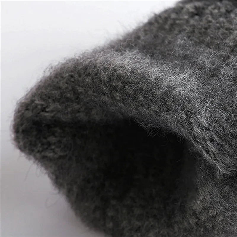 Luvas Masculinas de Inverno em Malha Premium com Função Touch