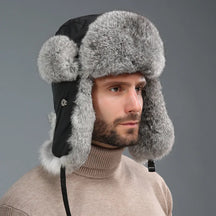 Chapéu Masculino de Inverno com Protetor de Orelha e Forro Quente – (Promoção de Inverno 2025)