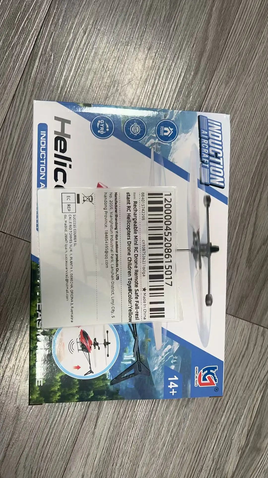 Mini Helicóptero Drone de Mão – Resistente a Quedas e Fácil de Controlar