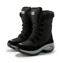 Bota Feminina de Inverno com Cadarço Forro Quente Design Impermeável – (Promoção de Inverno 2025)