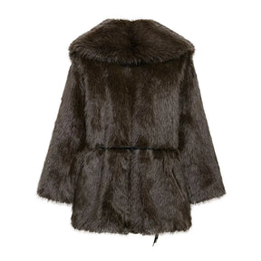 Casaco Feminino Para Inverno Com Cinto Decorativo - (Promoção de Inverno 2025)