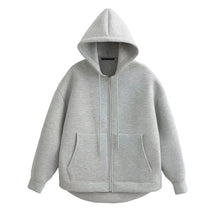 Casaco Feminino com Capuz e Detalhes em Zíper - (Promoção de Inverno 2025)