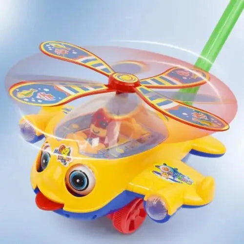 Brinquedo de Empurrar Infantil – Avião para Meninos e Meninas
