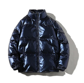 Jaqueta Parka Masculina com Capuz Forro Quente Design Corta-Vento com Zíper – (Promoção de Inverno 2025)