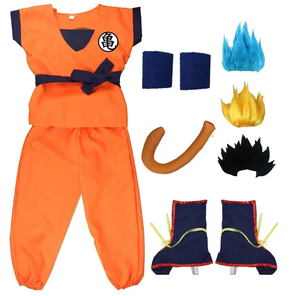 Fantasia DB SG – Cosplay Completo com Peruca