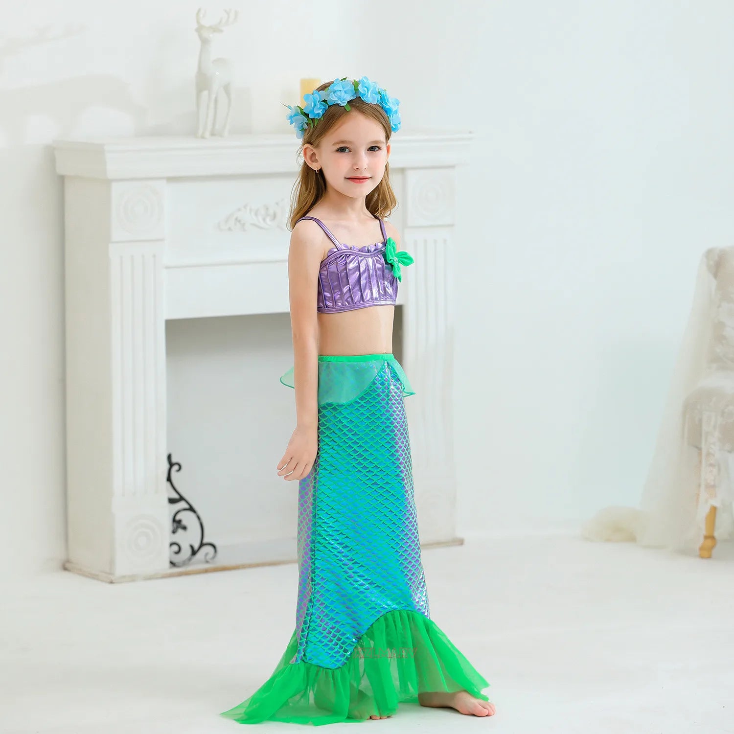 Fantasia Infantil Ariel – Kit Completo