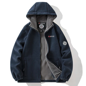 Jaqueta Masculina Polar para Inverno com Bolsos Casual - (Promoção de Inverno 2025)