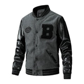 Jaqueta Masculina Baseball Larga Estilo Casual - (Promoção de Inverno 2025)
