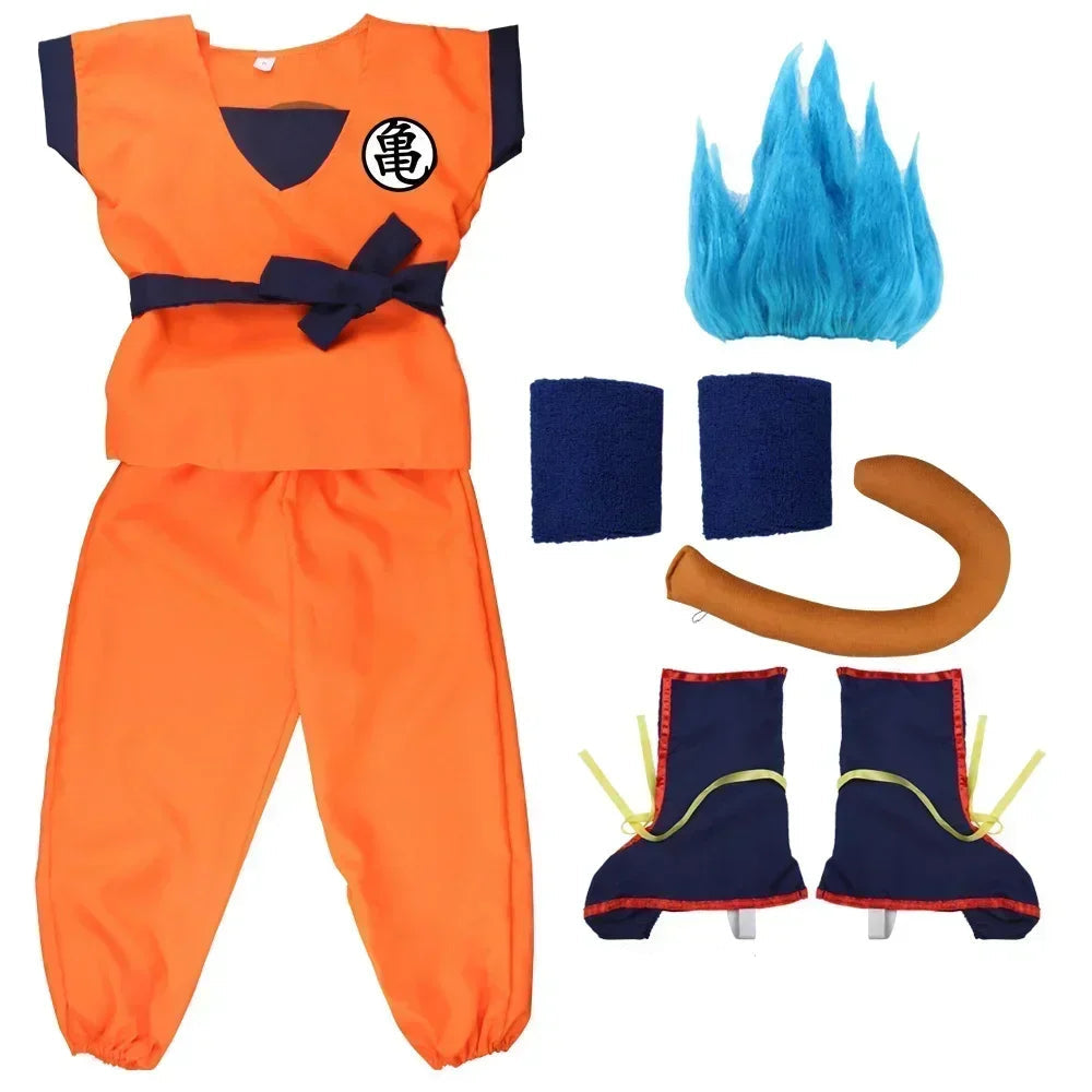 Fantasia DB SG – Cosplay Completo com Peruca