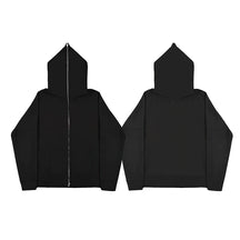 Jaqueta Masculina Moletom com Capuz Retrô e Zíper (Promoção de Inverno 2025)