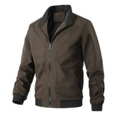 Jaqueta Masculina Bomber Manga Longa Estilo Britânico Para Inverno – (Promoção de Inverno 2025)