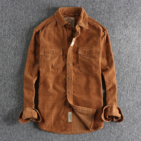 Jaqueta Masculina de Veludo Cotelê Vintage (Promoção de Inverno 2025)