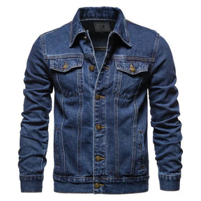 Jaqueta Masculina Jeans Casual Estilo Versátil – (Promoção de Inverno 2025)