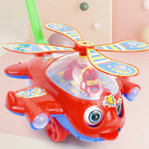 Brinquedo de Empurrar Infantil – Avião para Meninos e Meninas