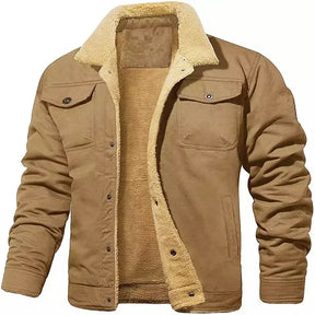 Casaco Masculino Bomber Para Inverno Lã Acolchoada Premium - (Promoção de Inverno 2025)