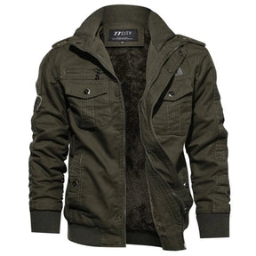 Jaqueta Tática Masculina Para Inverno Fleece com Bolsos - (Promoção de Inverno 2025)