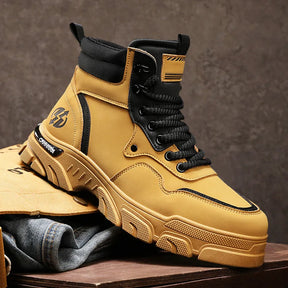 Bota Masculina Tática para Trilhas com Cano Curto Respirável Leve e Antiderrapante – (Promoção de Inverno 2025)