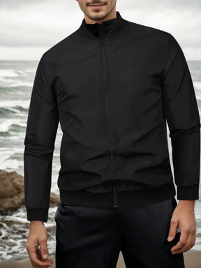 Jaqueta Masculina Impermeável Casual com Gola Manga Longa – (Promoção de Inverno 2025)