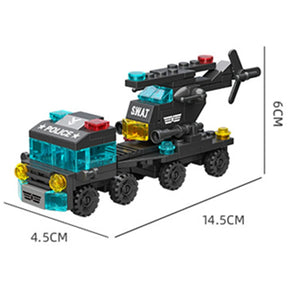 Brinquedo de Montar 6 em 1 – Kit de Construção de Veículos para Crianças