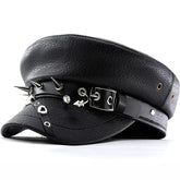 Boina Trendy Feminina em Couro Sintético – Visual Militar e Elegante – (Promoção de Inverno 2025)