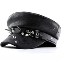 Boina Trendy Feminina em Couro Sintético – Visual Militar e Elegante – (Promoção de Inverno 2025)