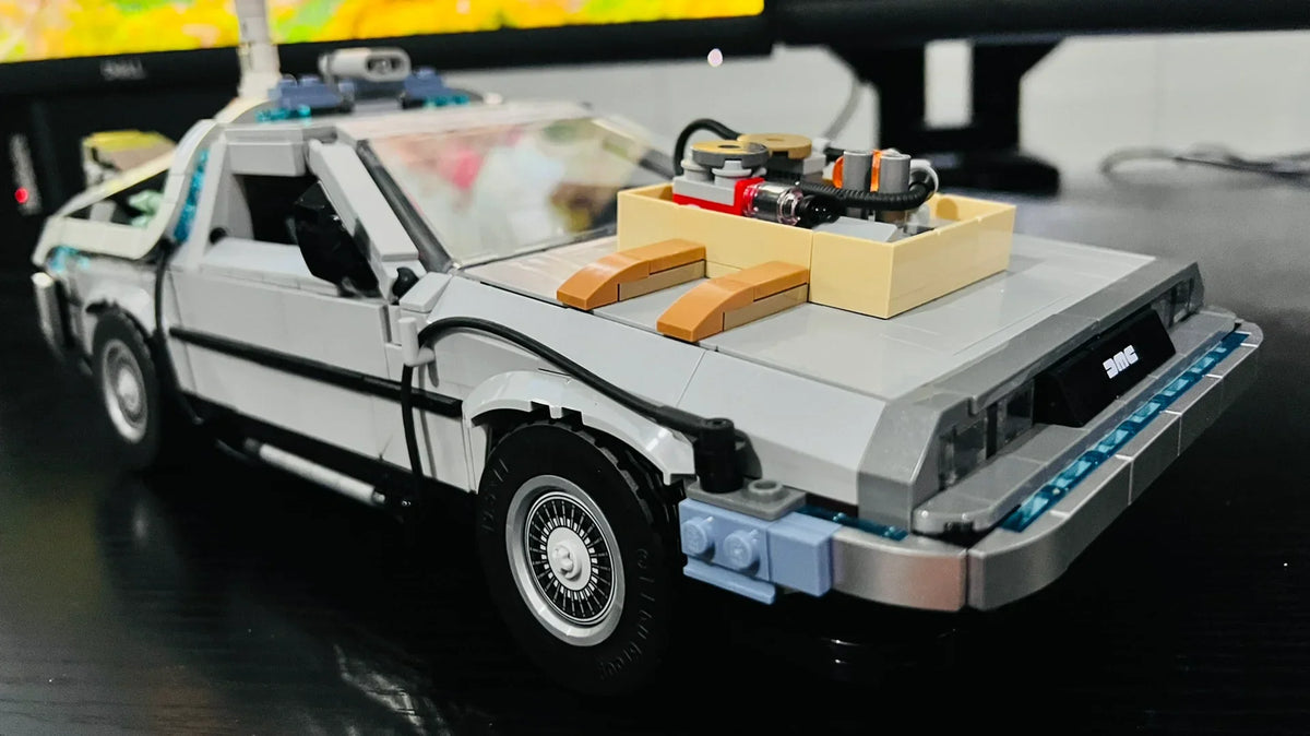 Brinquedo De Volta para o Futuro DL – Montagem de Carro Clássico do Filme