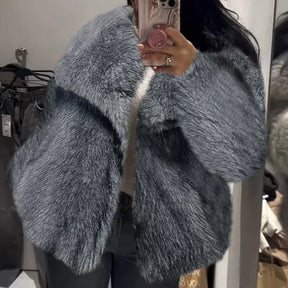 Casaco Feminino Patchwork Confortável - (Promoção de Inverno 2025)