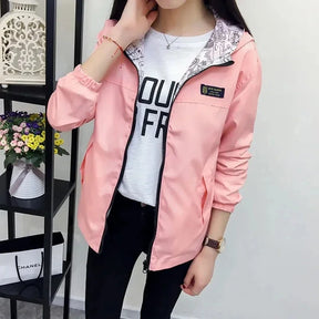 Casaco Feminino Reversível com Capuz (Promoção de Inverno 2025)
