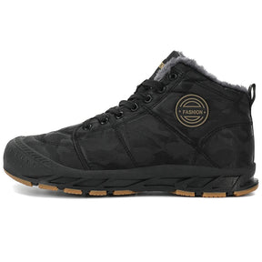 Bota Masculina de Inverno Antiderrapante com Forro Quente Leve e Minimalista – (Promoção de Inverno 2025)