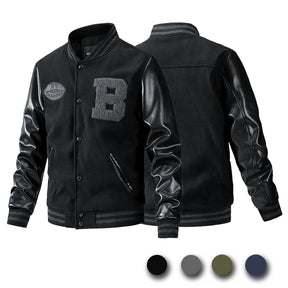 Jaqueta Masculina Baseball Larga Estilo Casual - (Promoção de Inverno 2025)