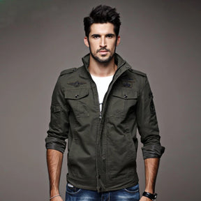 Jaqueta Militar Masculina Estilo Air Force - (Promoção de Inverno 2025)