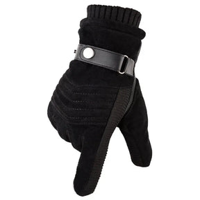 Luvas Masculinas de Inverno em Material Premium com Função Touch