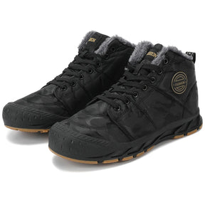Bota Masculina de Inverno Antiderrapante com Forro Quente Leve e Minimalista – (Promoção de Inverno 2025)