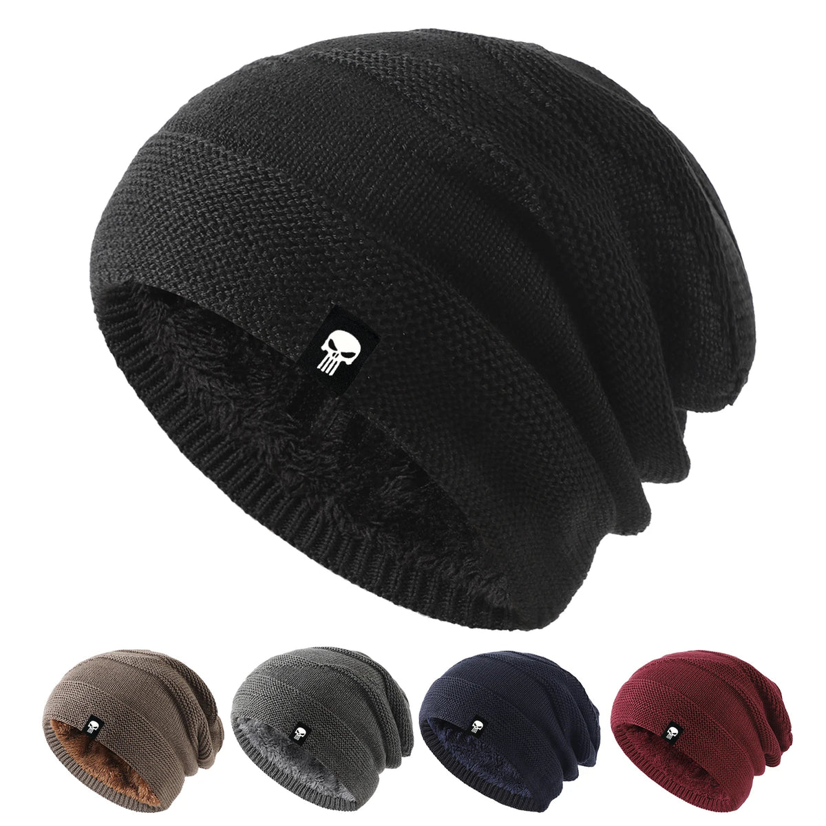 Gorro Térmico de Inverno com Interior em Fleece e Design Confortável – (Promoção de Inverno 2025)