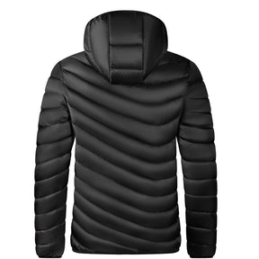 Jaqueta Masculina Corta-Vento Parka Casual Fashion com Capuz - (Promoção de Inverno 2025)