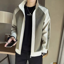 Jaqueta Masculina Para Inverno Estilo Casual com Gola Alta – (Promoção de Inverno 2025)