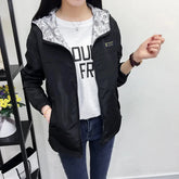 Casaco Feminino Reversível com Capuz (Promoção de Inverno 2025)